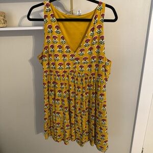 Sincerely Jules Yellow Floral Kids Dress